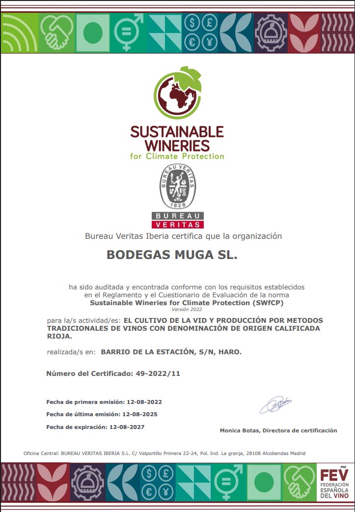 Sustainable wineries for climate protection